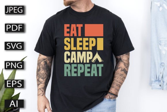 Campfire Stories and Sun-Kissed Shores: The Comping T-shirt Design Aesthetic