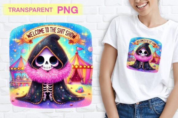 Embrace the Chaos: The Shit Show Funny Sublimation Design PNG