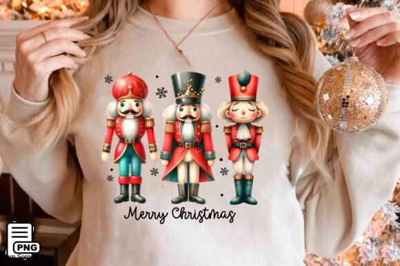 Nutcracker Merry Christmas PNG: Festive Design for Your Projects