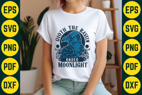 Quoth the Raven Under Moonlight: A Gothic SVG Design Deep Dive