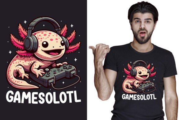 Unlocking Creative Potential with Gamesolotl T-shirt Design