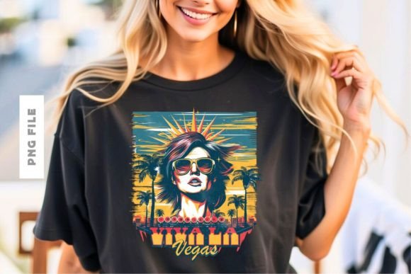 Viva Las Vegas T-shirt Design: A Ready-to-Print Asset for Your Brand