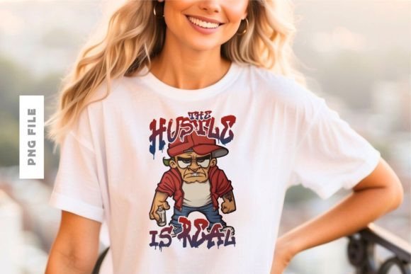 Wear Your Ambition: The Hustle is Real T-shirt Design